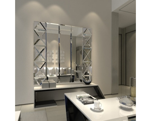 Зеркальное панно на кухню в стиле модерн