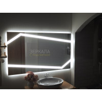 Зеркало для ванной с подсветкой Баколи 135х75 см