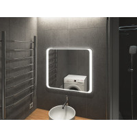 Зеркало в ванную комнату с подсветкой Болона 60 см