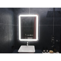 Зеркало с подсветкой для ванной комнаты Вияна 75х160 см